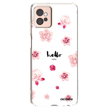 Picasee silikónový prehľadný obal pre Motorola Moto G32 - Hello there