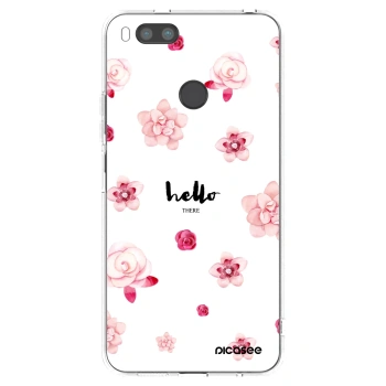 Picasee silikónový prehľadný obal pre Xiaomi Redmi A1 - Hello there