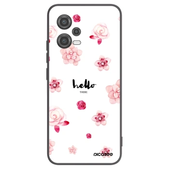 Picasee silikónový čierny obal pre Xiaomi Poco X5 - Hello there