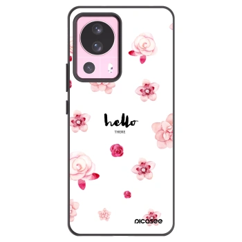 Picasee silikónový čierny obal pre Xiaomi 13 Lite - Hello there