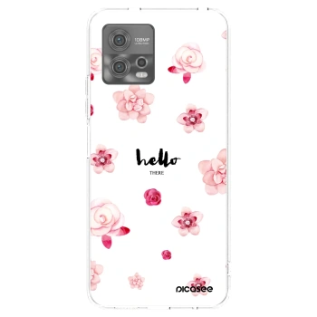 Picasee silikónový prehľadný obal pre Motorola Moto G72 - Hello there