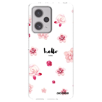 Picasee silikónový prehľadný obal pre Xiaomi Redmi Note 12 Pro+ 5G - Hello there