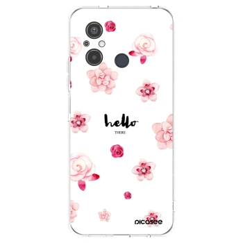 Picasee silikónový prehľadný obal pre Xiaomi Redmi 12C - Hello there