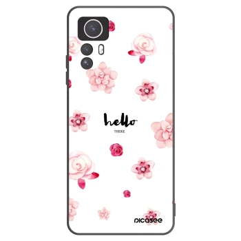 Picasee silikónový čierny obal pre Xiaomi Redmi Note 12S - Hello there