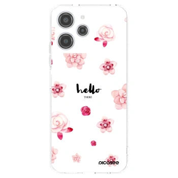 Picasee silikónový prehľadný obal pre Xiaomi Redmi 12 4G - Hello there