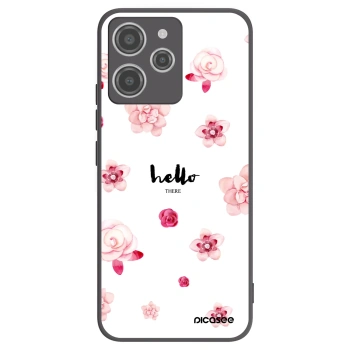 Picasee silikónový čierny obal pre Xiaomi Redmi 12 4G - Hello there