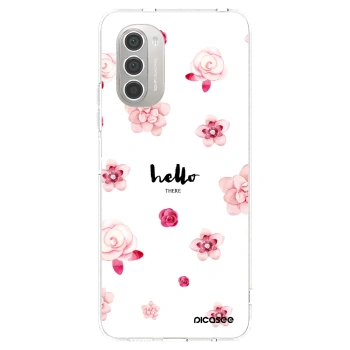 Picasee silikónový prehľadný obal pre Motorola Moto G51 - Hello there