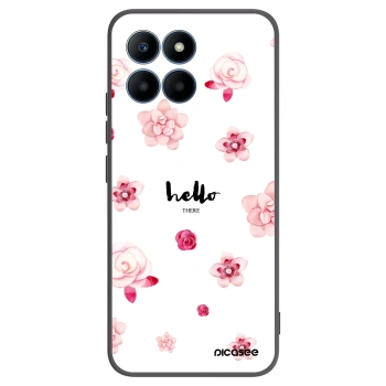 Picasee silikónový čierny obal pre Honor 70 Lite - Hello there