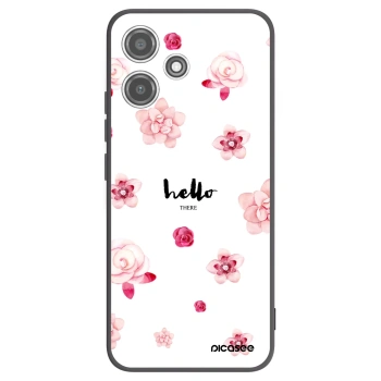 Picasee silikónový čierny obal pre Xiaomi Redmi 12 5G - Hello there