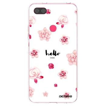 Picasee silikónový prehľadný obal pre Xiaomi Mi 8 Lite - Hello there