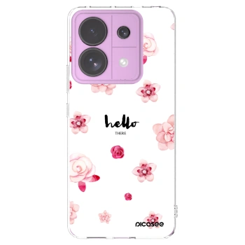 Picasee silikónový prehľadný obal pre Xiaomi Redmi Note 13 Pro 5G - Hello there