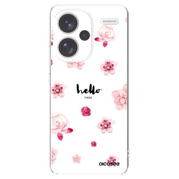 Picasee silikónový prehľadný obal pre Xiaomi Redmi Note 13 Pro+ 5G - Hello there