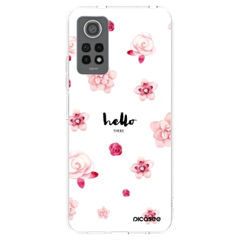 Picasee silikónový prehľadný obal pre Xiaomi Redmi Note 12 Pro 4G - Hello there