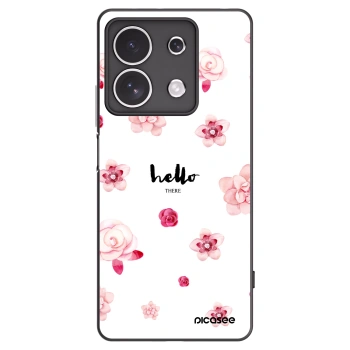Picasee silikónový čierny obal pre Xiaomi Redmi Note 13 4G - Hello there