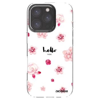 Picasee silikónový prehľadný obal pre Apple iPhone 16 Pro - Hello there