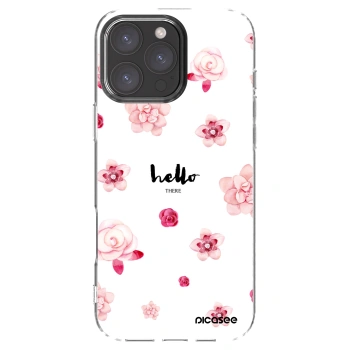 Picasee silikónový prehľadný obal pre Apple iPhone 16 Pro Max - Hello there