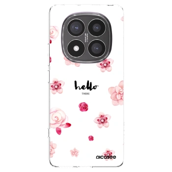 Picasee silikónový prehľadný obal pre Xiaomi Redmi Note 14 Pro+ 5G - Hello there
