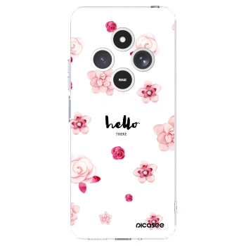 Picasee silikónový prehľadný obal pre Xiaomi Redmi 14C - Hello there