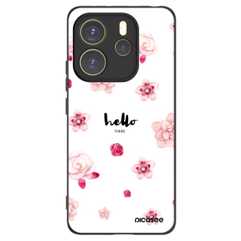 Picasee silikónový čierny obal pre Xiaomi Redmi Note 14 4G - Hello there