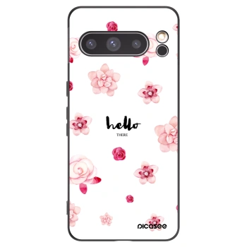 Picasee silikónový čierny obal pre Google Pixel 8 Pro - Hello there