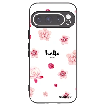 Picasee silikónový čierny obal pre Google Pixel 9 Pro - Hello there