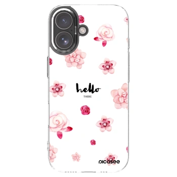 Picasee silikónový prehľadný obal pre Apple iPhone 17 - Hello there