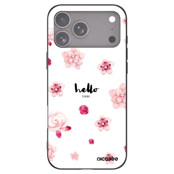 Picasee silikónový čierny obal pre Apple iPhone 17 Pro Max - Hello there