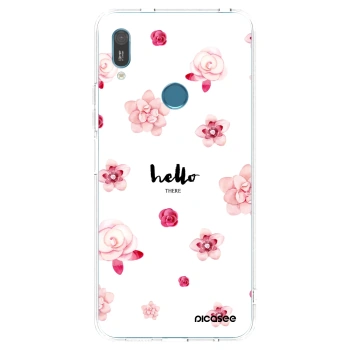 Picasee silikónový prehľadný obal pre Huawei Y6 2019 - Hello there