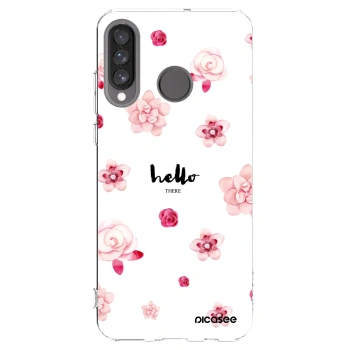 Picasee silikónový prehľadný obal pre Huawei P30 Lite - Hello there