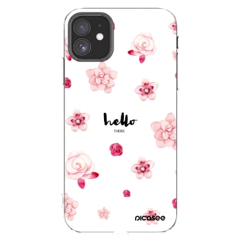 Picasee silikónový prehľadný obal pre Apple iPhone 11 - Hello there