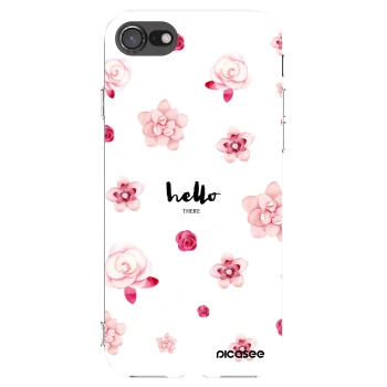 Picasee silikónový prehľadný obal pre Apple iPhone 8 - Hello there