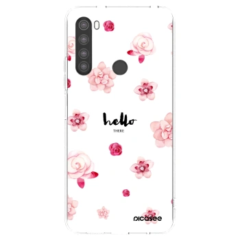 Picasee silikónový prehľadný obal pre Xiaomi Redmi Note 8 - Hello there