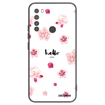 Picasee silikónový čierny obal pre Xiaomi Redmi Note 8 - Hello there