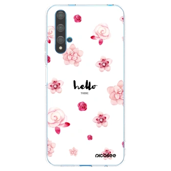 Picasee silikónový prehľadný obal pre Huawei Nova 5T - Hello there
