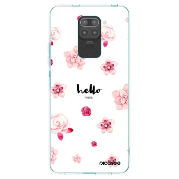Picasee silikónový čierny obal pre Xiaomi Redmi Note 9 - Hello there