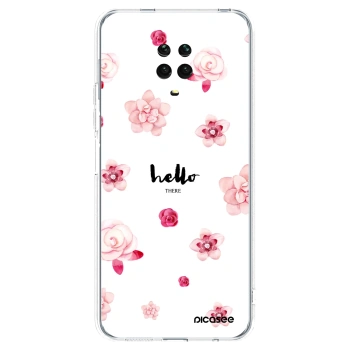 Picasee silikónový prehľadný obal pre Xiaomi Redmi Note 9S - Hello there