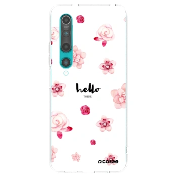 Picasee silikónový prehľadný obal pre Xiaomi Mi 10 - Hello there