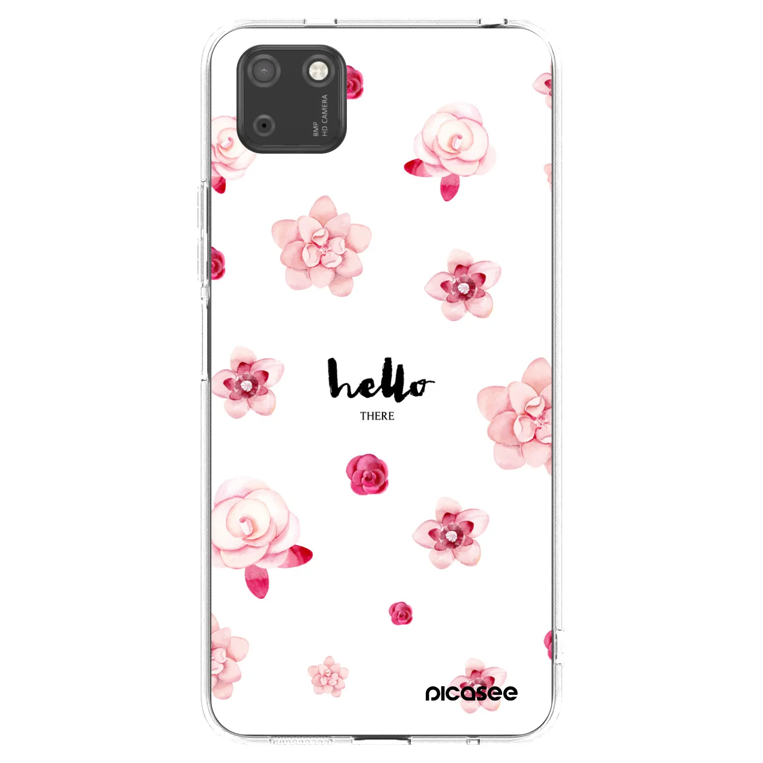 Picasee silikónový prehľadný obal pre Huawei Y5P - Hello there