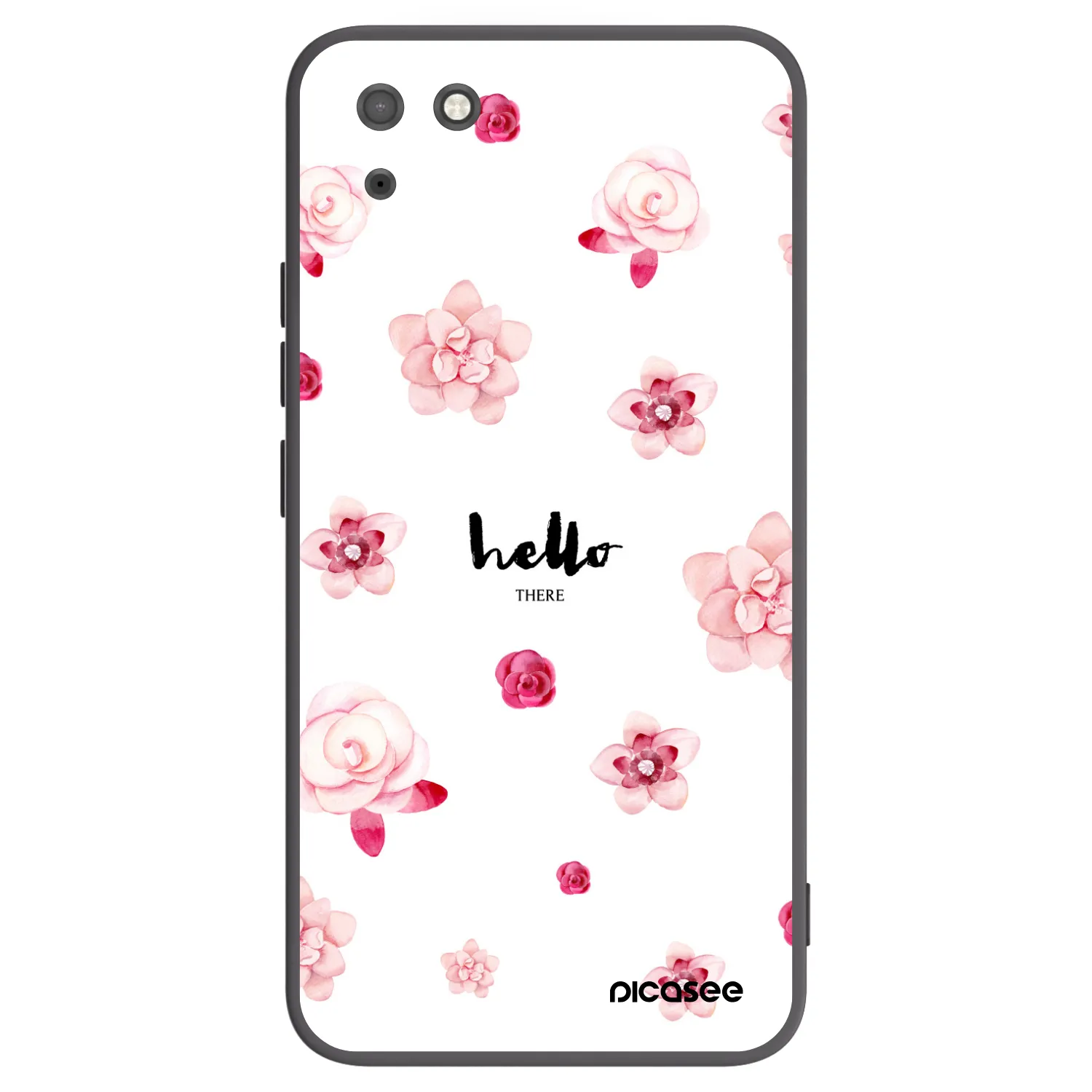 Picasee silikónový čierny obal pre Huawei Y5P - Hello there