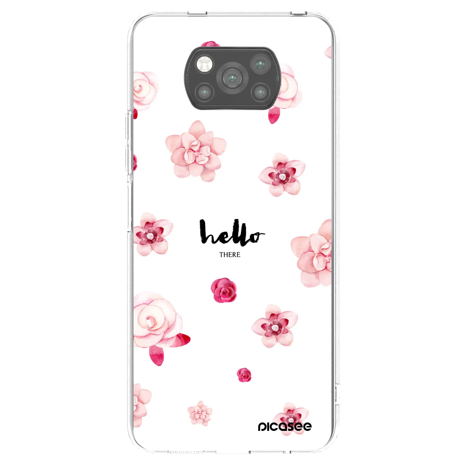Picasee silikónový čierny obal pre Xiaomi Poco X3 - Hello there
