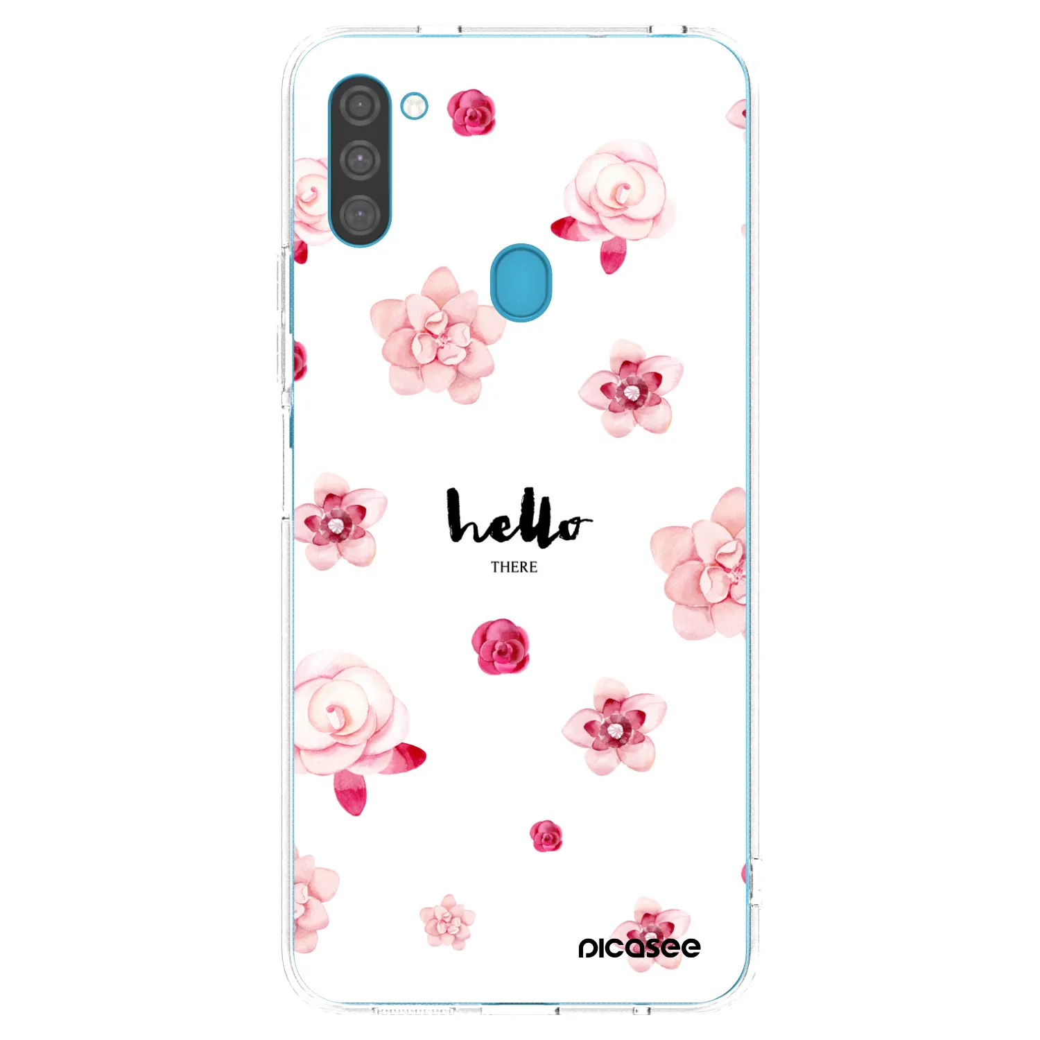 Picasee silikónový prehľadný obal pre Samsung Galaxy M11 - Hello there