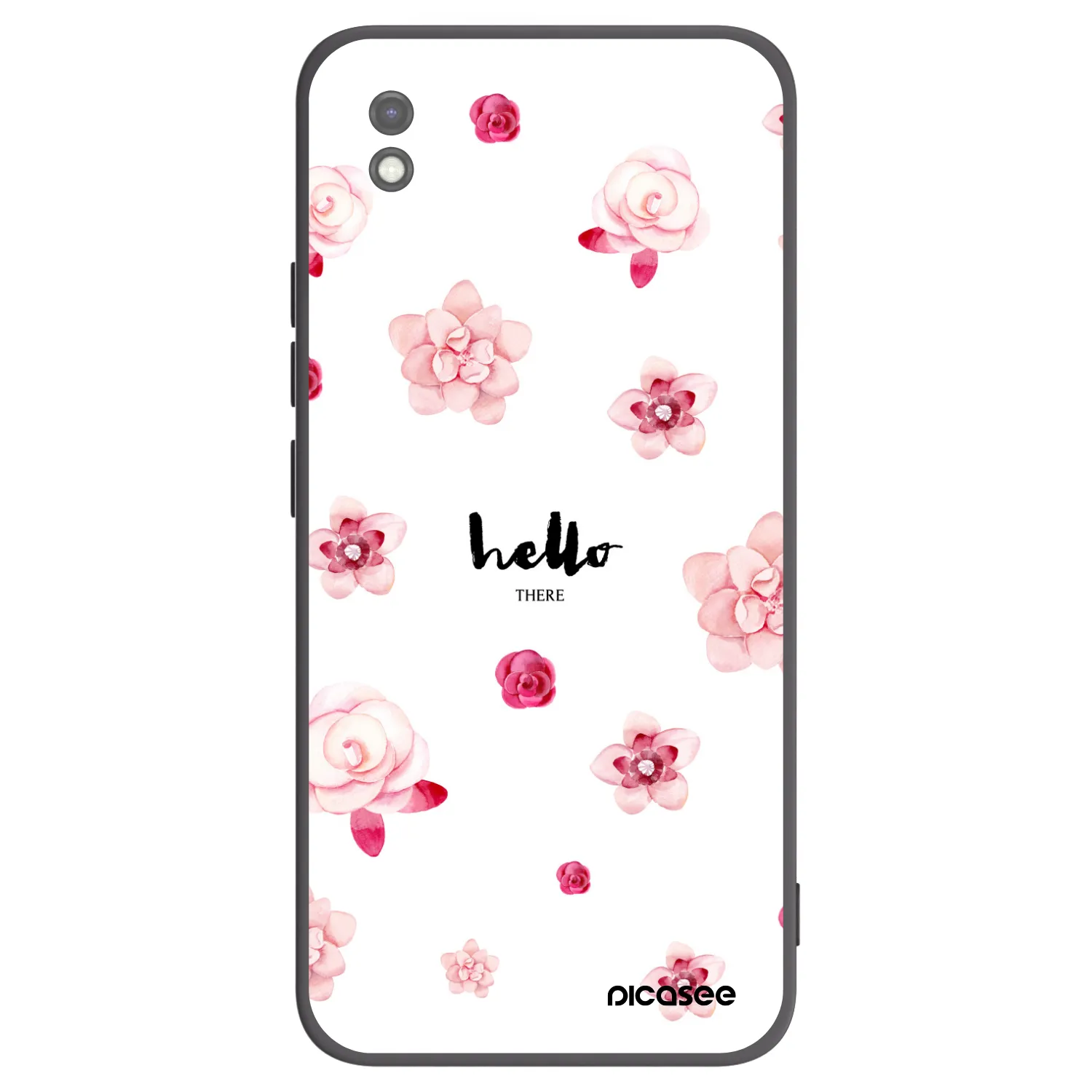 Picasee silikónový čierny obal pre Xiaomi Redmi 9AT - Hello there