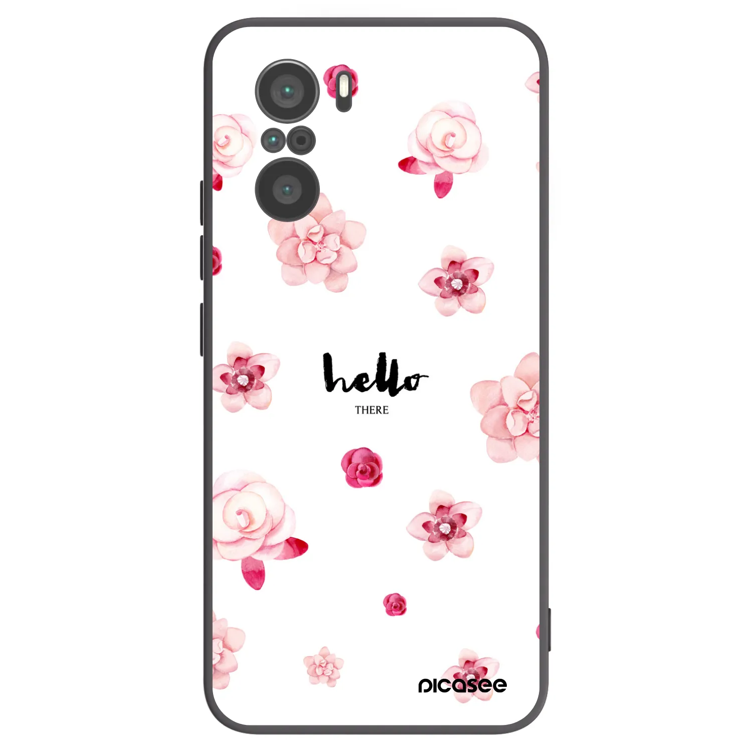 Picasee silikónový čierny obal pre Xiaomi Poco F3 - Hello there