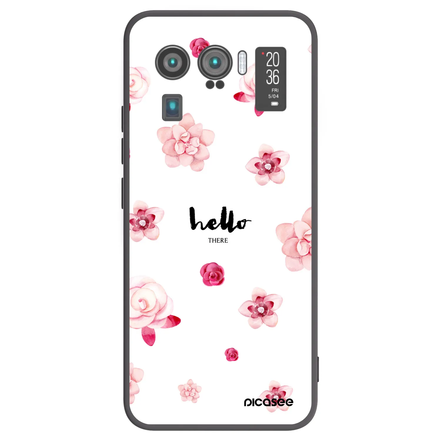 Picasee silikónový čierny obal pre Xiaomi Mi 11 Ultra - Hello there