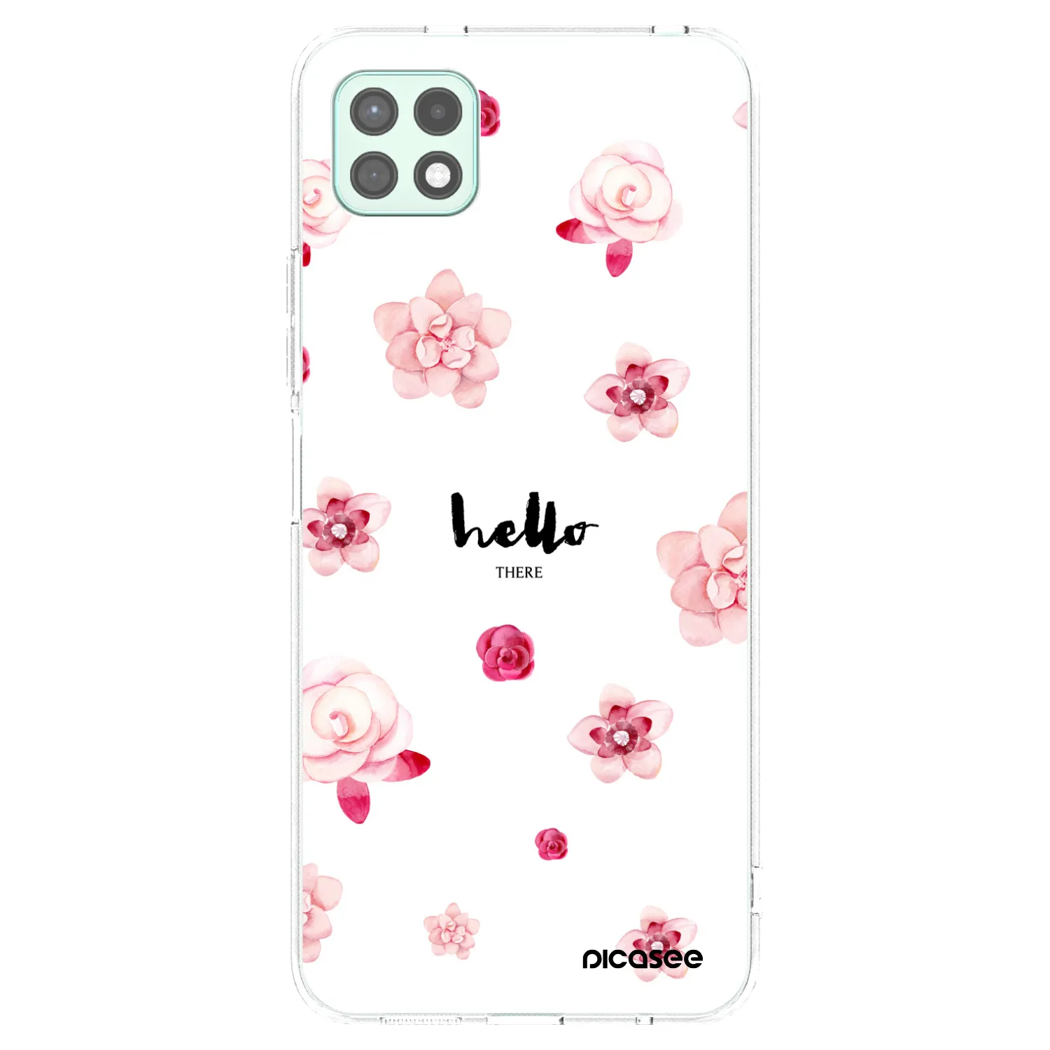 Picasee silikónový prehľadný obal pre Samsung Galaxy A22 A226B 5G - Hello there