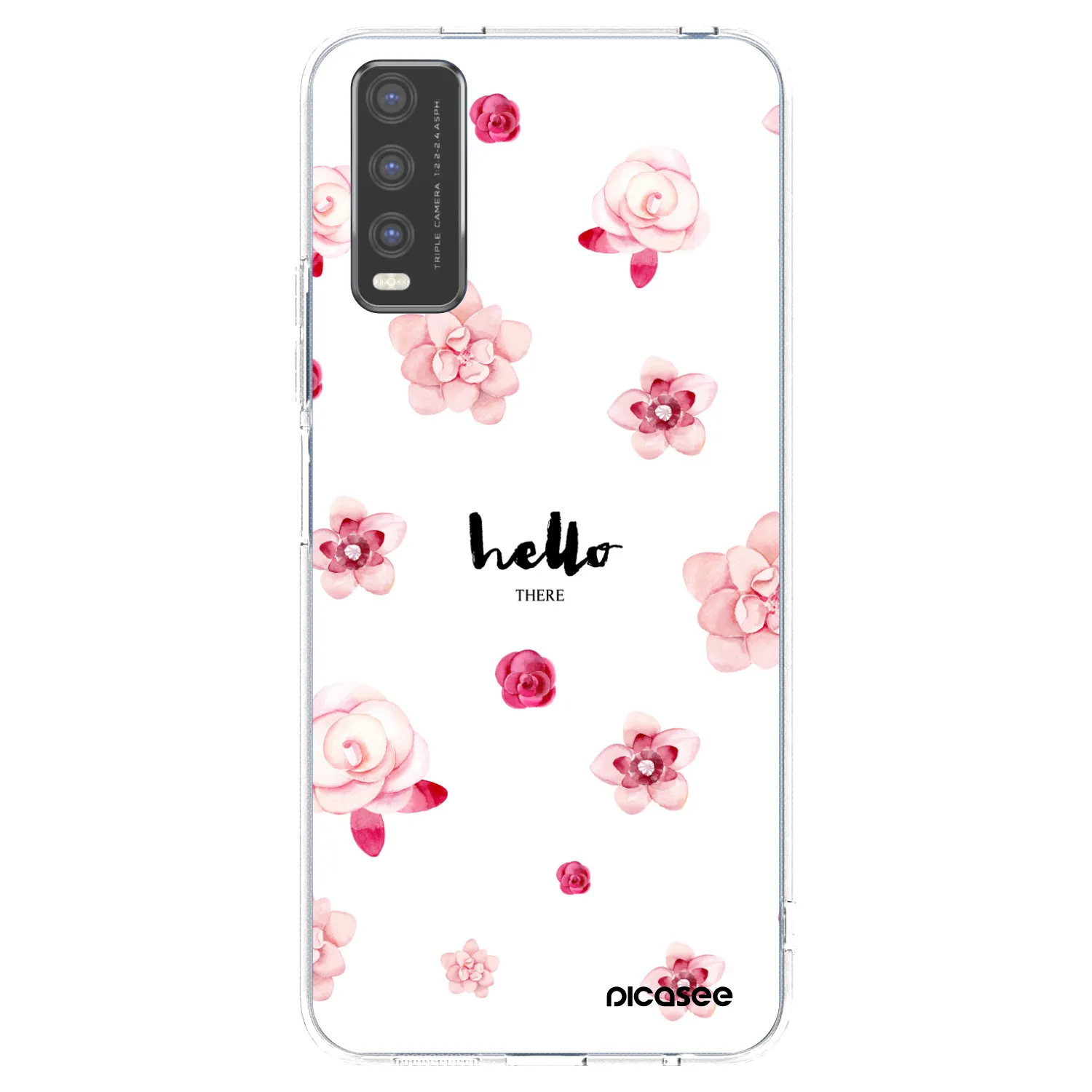 Picasee silikónový prehľadný obal pre Vivo Y20s - Hello there