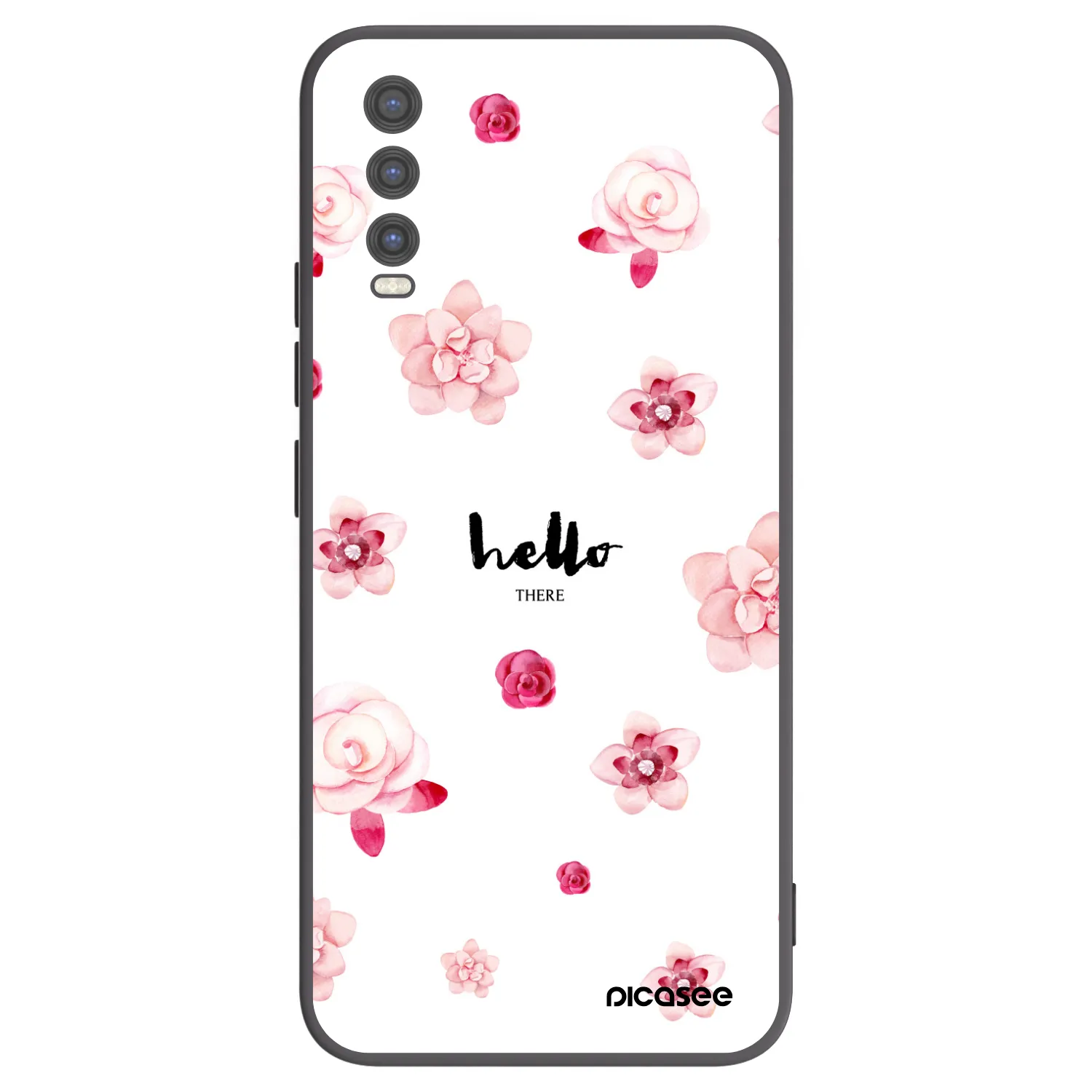 Picasee silikónový čierny obal pre Vivo Y20s - Hello there