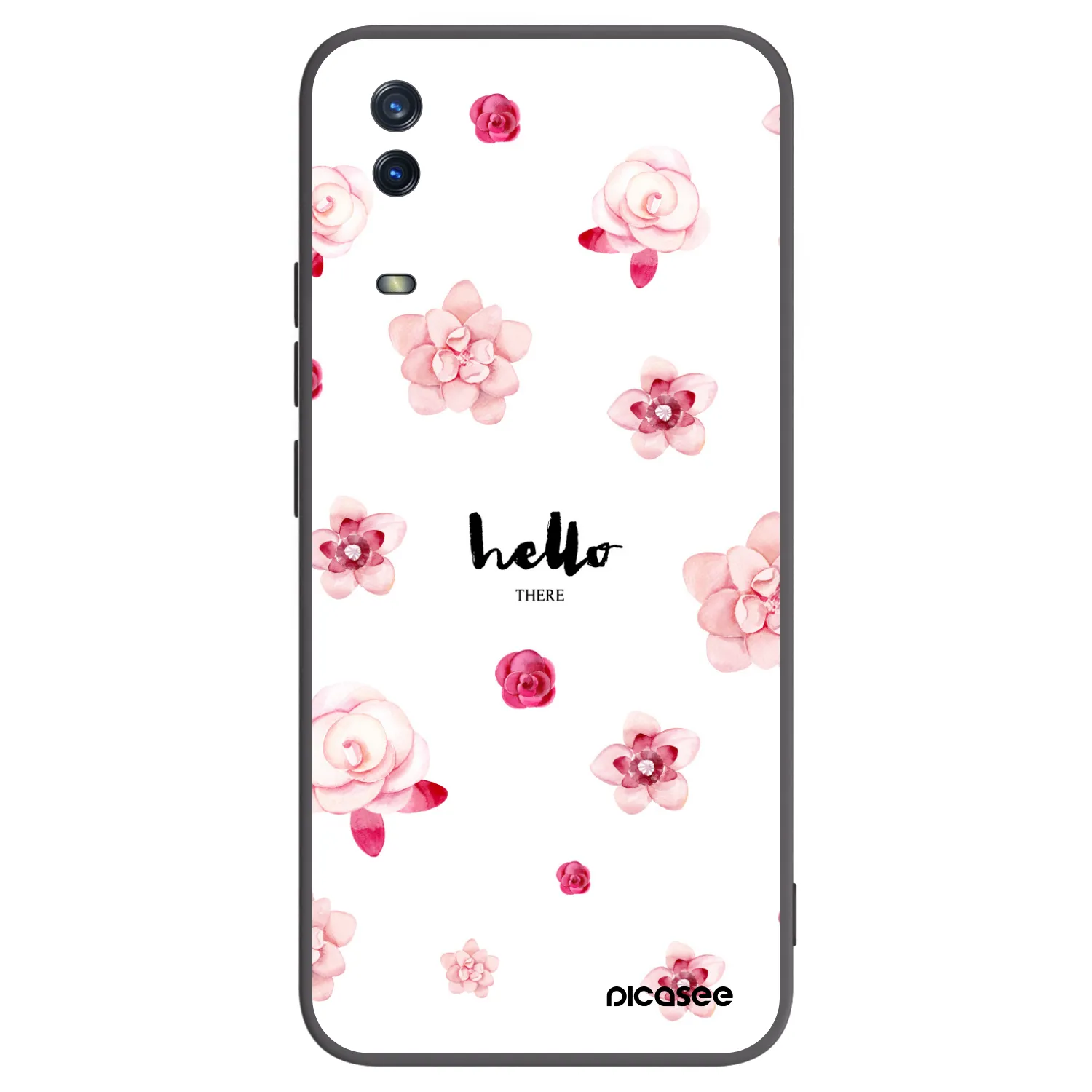 Picasee silikónový čierny obal pre Vivo Y11s - Hello there