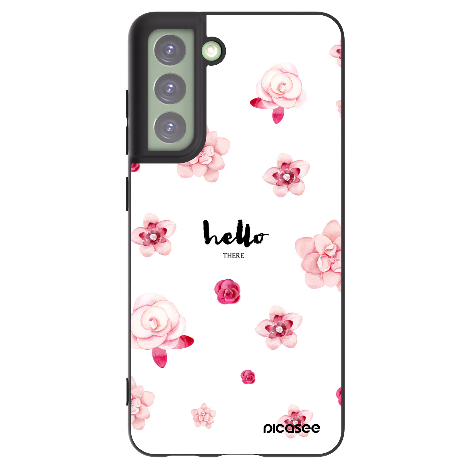 Picasee silikónový čierny obal pre Samsung Galaxy S21 FE 5G - Hello there