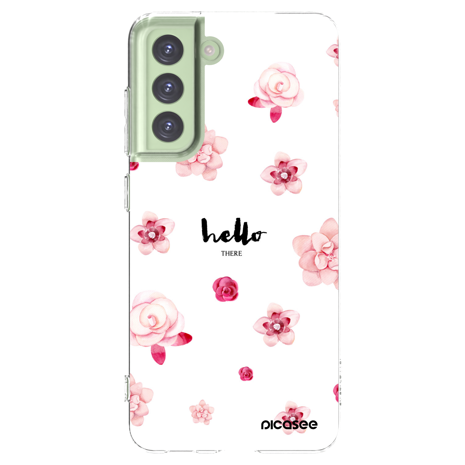 Picasee silikónový prehľadný obal pre Samsung Galaxy S21 FE 5G - Hello there